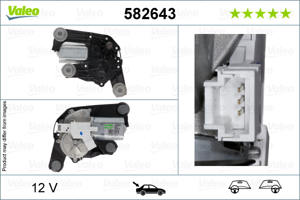 Motor stergator 582643 VALEO